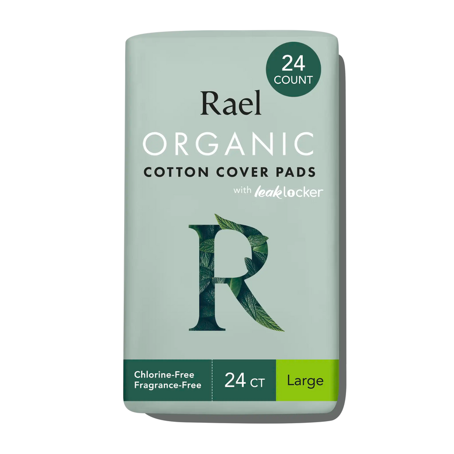 Large Organic Cotton Cover Pads With Wings 7v1